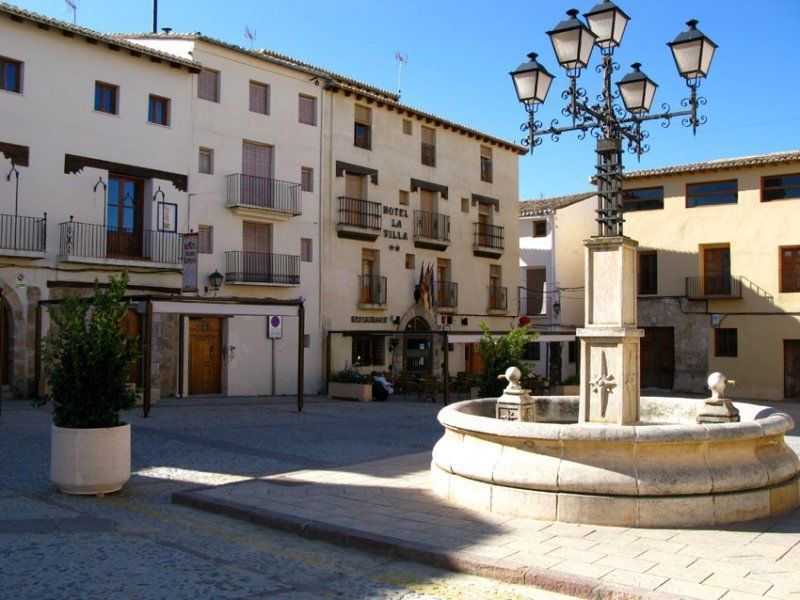 Hotel La Villa Requena Esterno foto